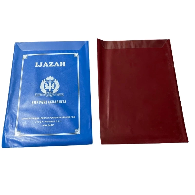 Sampul Ijazah Kantong Ijazah 0,15mm Sertifikat Dokumen Document Organizer
