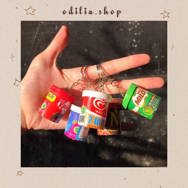 Gantungan Kunci Toples Cup Snack Lucu Magnet Kulkas Miniatur Food Lemari Es Ganci Ice Cream Keychain Korea Key Chain Bjb Banjar Banjarbaru Odilia.Shop