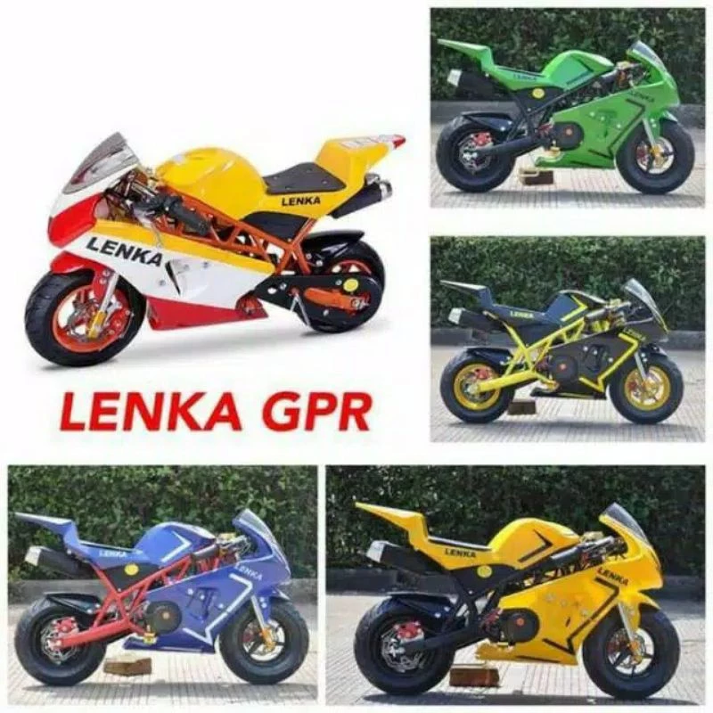 MOTOR MINI GPR LENKA 50CC MESIN 2 TAK-MOTOR CROSS-MOTOR GPR-MOTOR MINI-GP LENKA-MAINAN MOTOR MINI