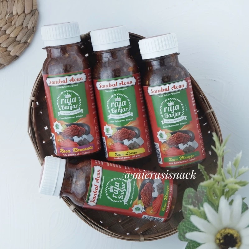 Sambal terasi acan raja banjar 125g | sambel terasi sambalarb sambal kalsel banjarmasin
