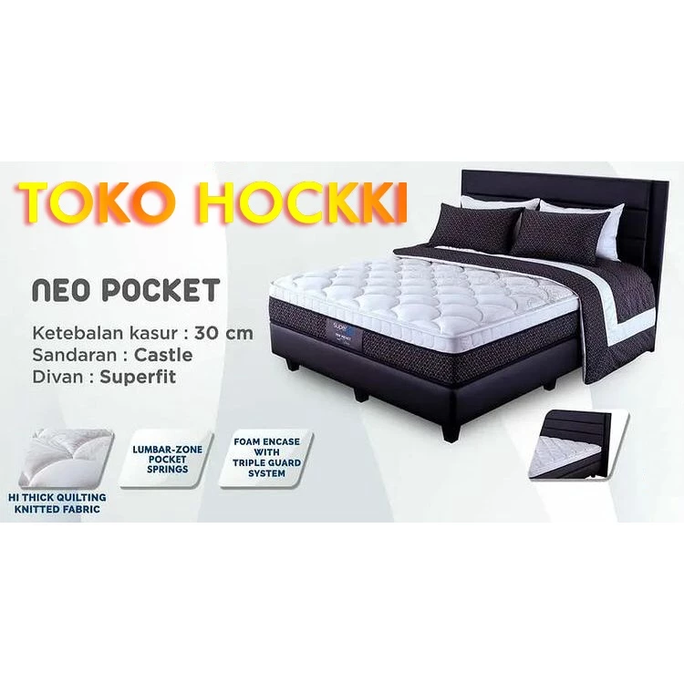 Springbed SuperFit Neo Pocket by Comforta | Matras Kasur Tempat Tidur