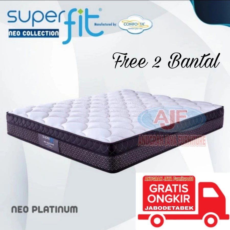Springbed COMFORTA SUPER FIT Type NEO PLATINUM Matras Kasur