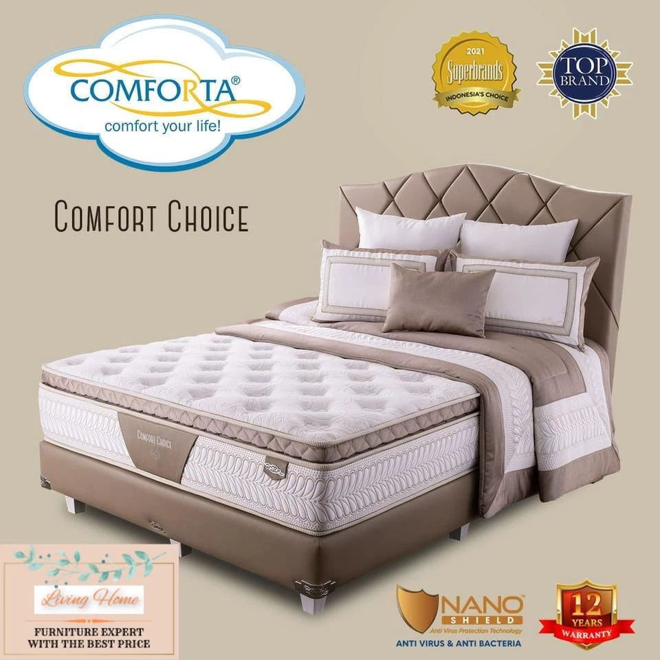 Kasur Comforta Comfort Choice - Full Set Comforta Ori