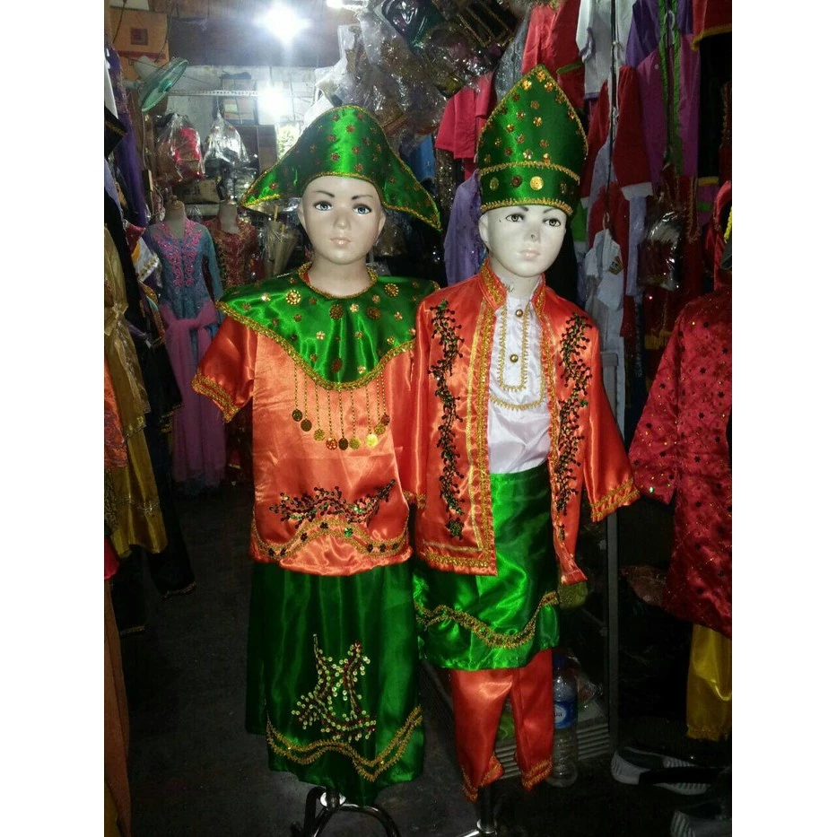 Baju Adat Banjarmasin Anak Laki-Laki Satin