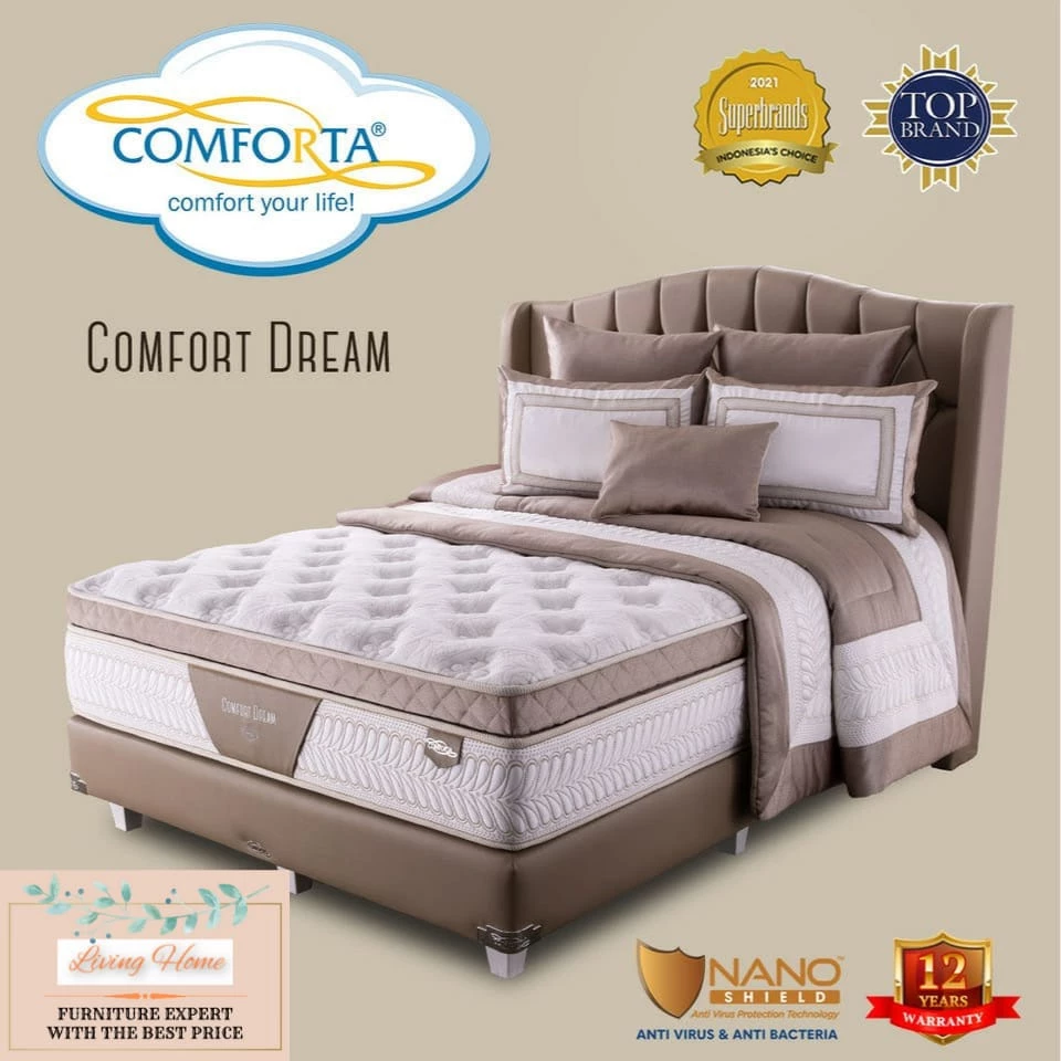 Kasur Comforta Comfort Dream - Full Set Comforta Ori
