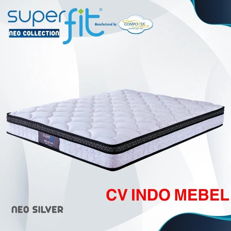 Kasur springbed Matras Superfit Silver Comforta Promo Murah Ready Makassar Sale garansi per 10 tahun