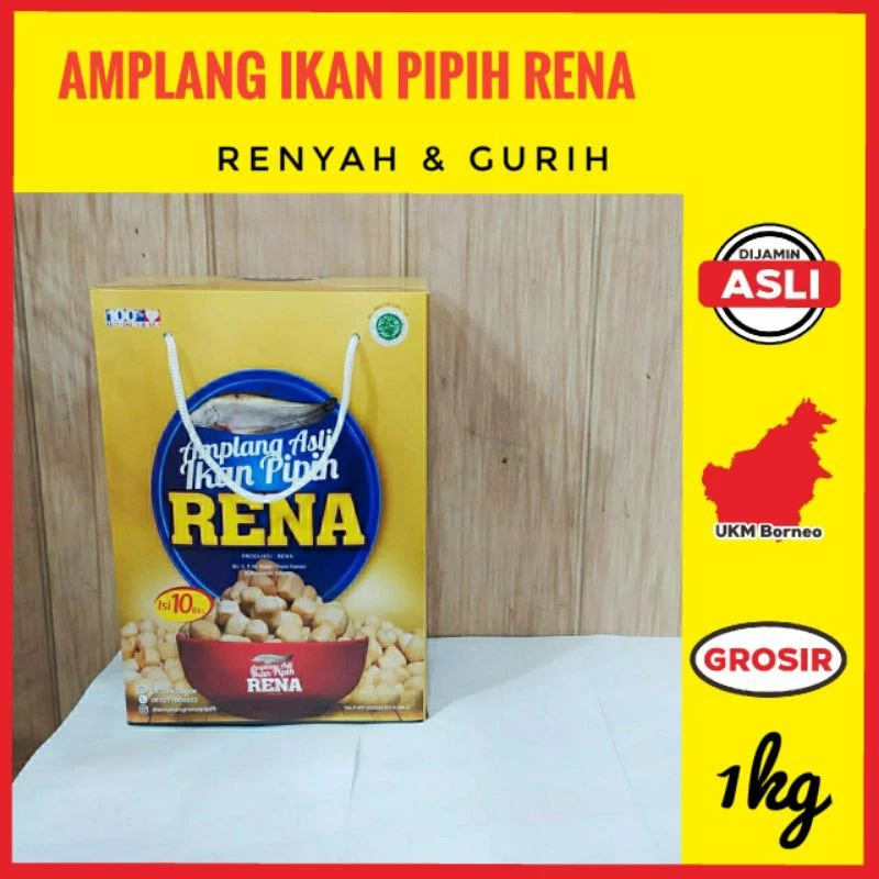 Amplang Rena Ikan Pipih Oleh Oleh Banjarmasin Kalimantan