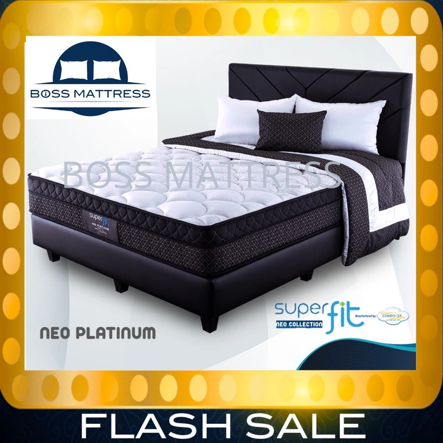 COMFORTA SUPERFIT SpringBed NEO PLATINUM ( Hanya KASUR / Full SET ) 160 180 200 90 100 120