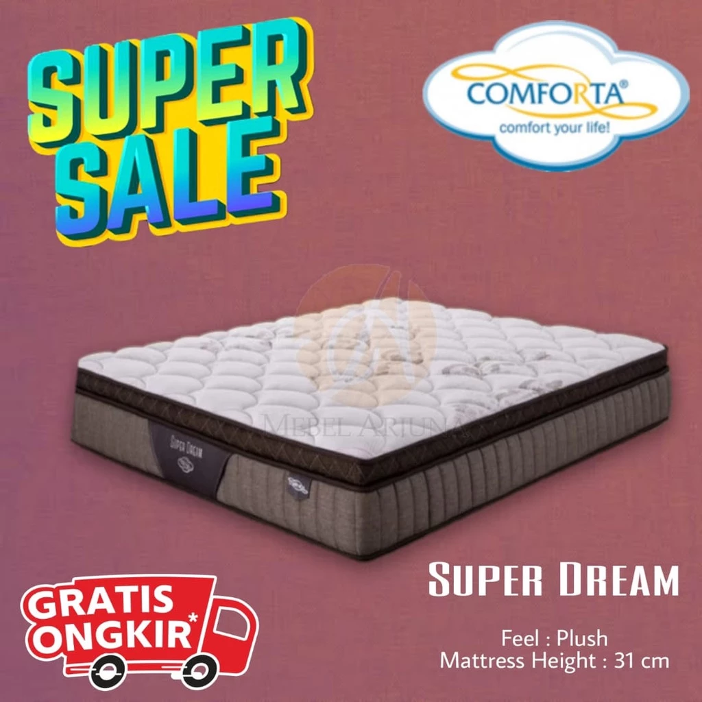 Matras Springbed Comforta Super Dream Murah Promo Terlaris  90 100 120 140 160 180 200