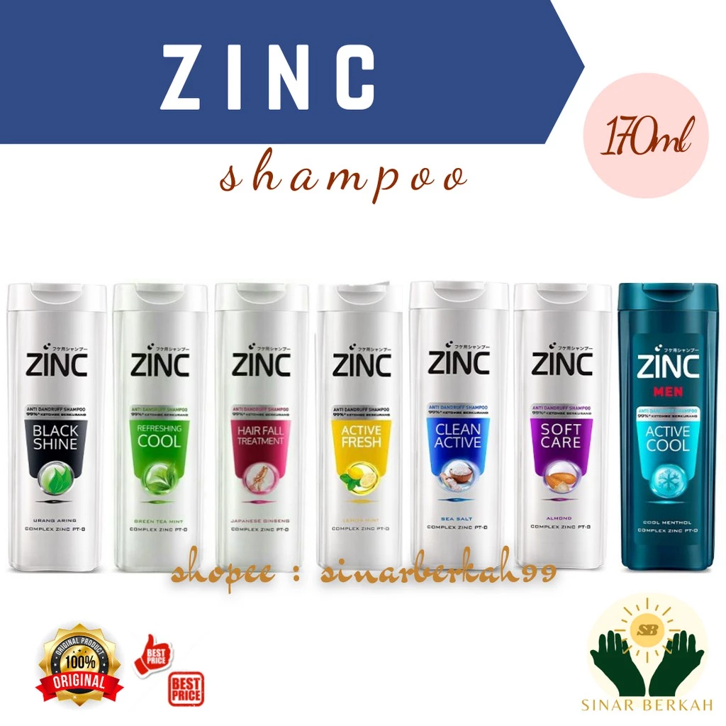 Zinc Shampoo 170 ML All Varian
