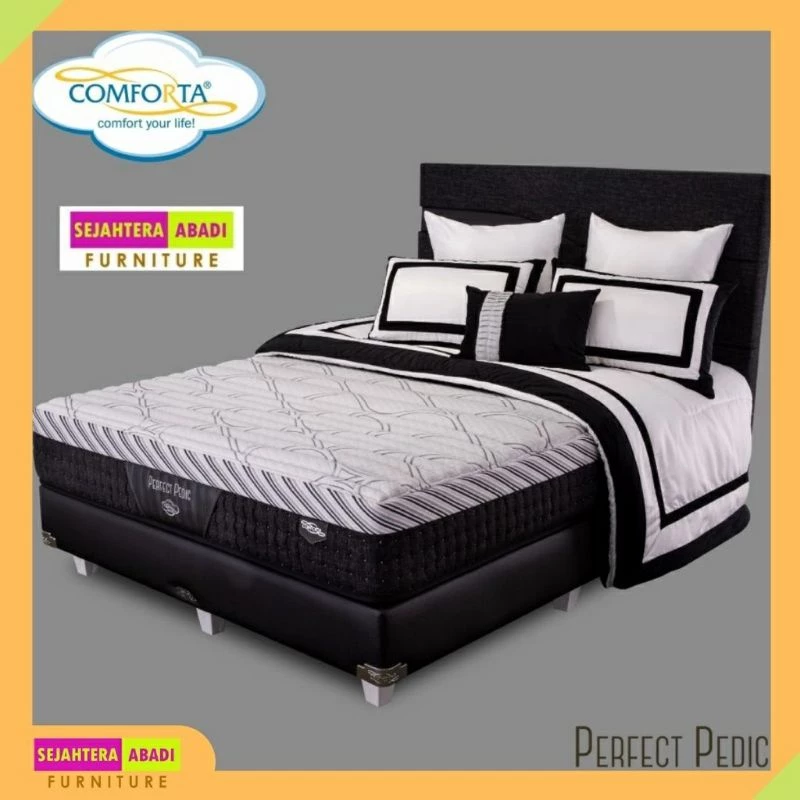 Comforta Springbed Perfect Pedic kasur Orthopedic Matras / Full Set