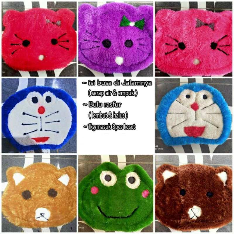 Dialog Keset Rasfur Mimul Kesed Keset Karakter Rasfur Lucu Kamar Mandi | Katalog Produk