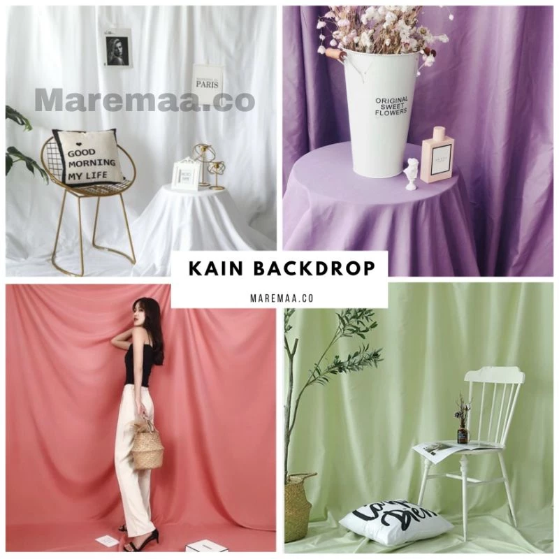09. Kain Polos Grade A Kain Background Foto Studio