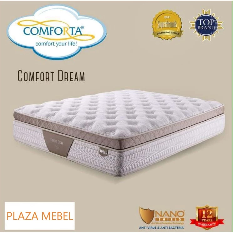 Kasur COMFORT DREAM Comforta Spring Bed LATEX ( Matras ONLY )