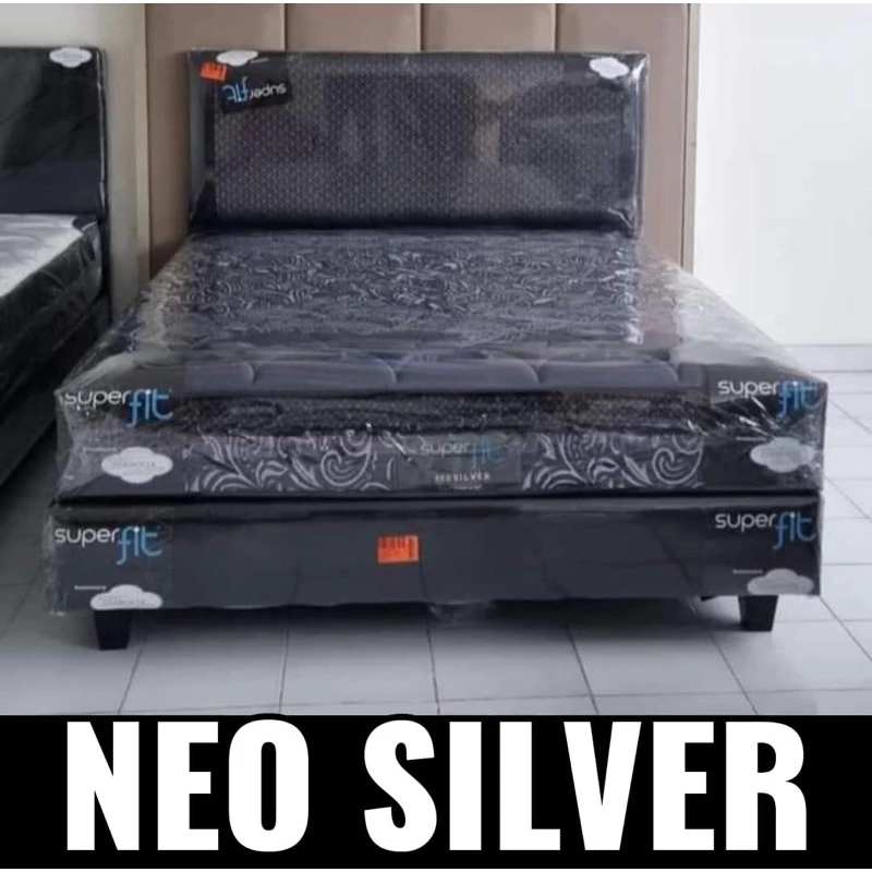 Springbed superfit silver by comforta bedset kasur matras tempat tidur makassar murah promo springbad new arrival conforta 2022 spring bed neo silver superfit