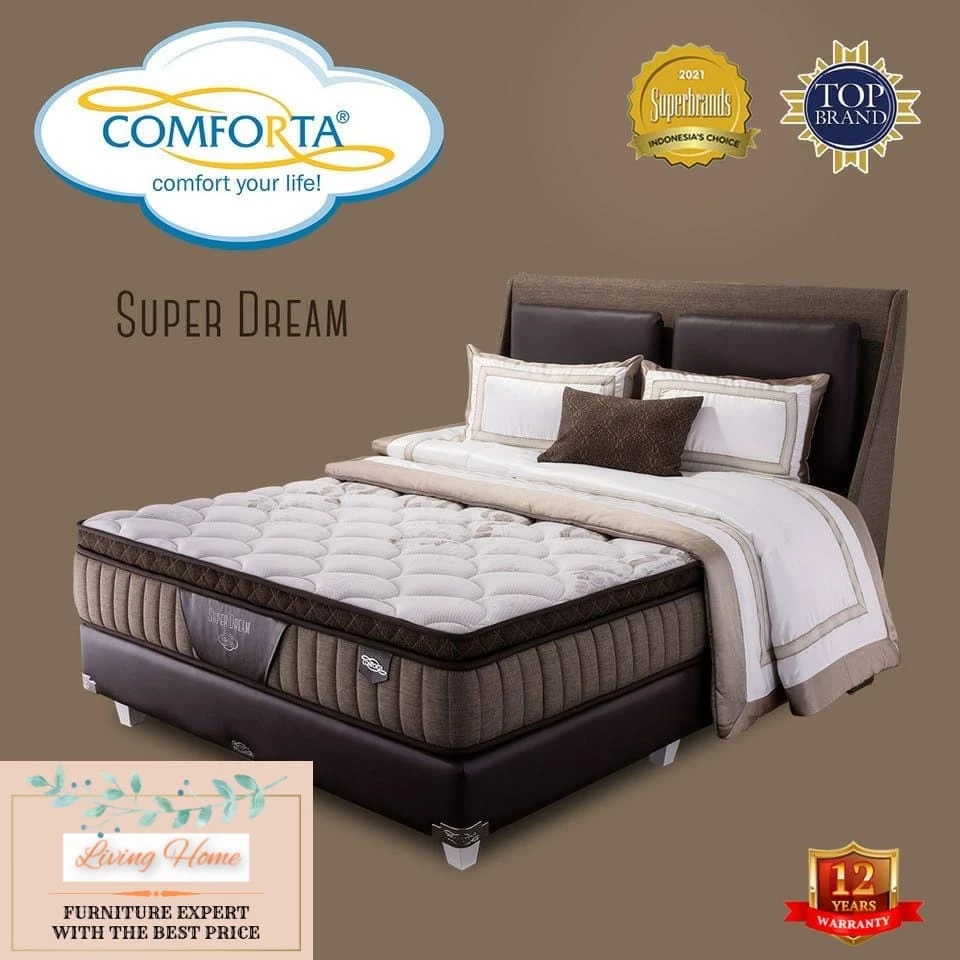 Kasur Comforta Super Dream - Full Set Comforta Ori