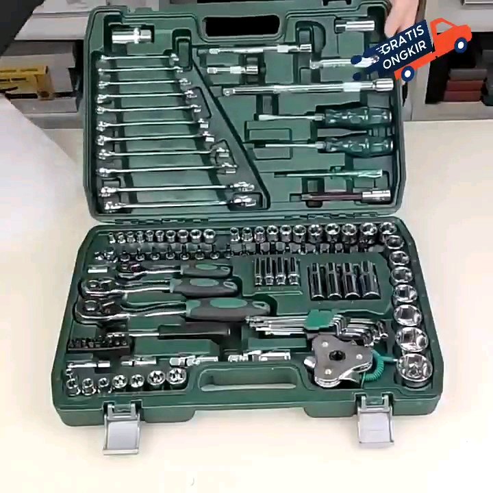 ISKU kunci Sock 121pcs Toolkit //Lengkap #KuncisetISKU #toolkit #alatbengkel #racunshopeee #barangkekinian
