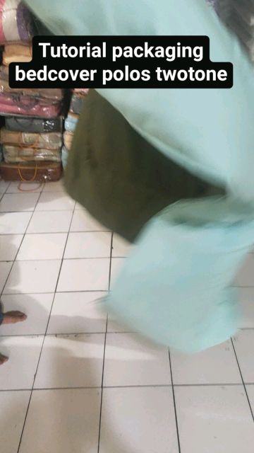 Tutorial packaging bedcover polos twotone #bedcoverhomemade #roommakeover #bedcoverviral #bedcoverpolos