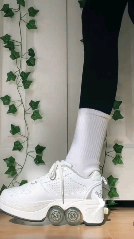 sepatu roda viral cek keranjang Oren #sepaturoda #sepatu #kickrollershoes