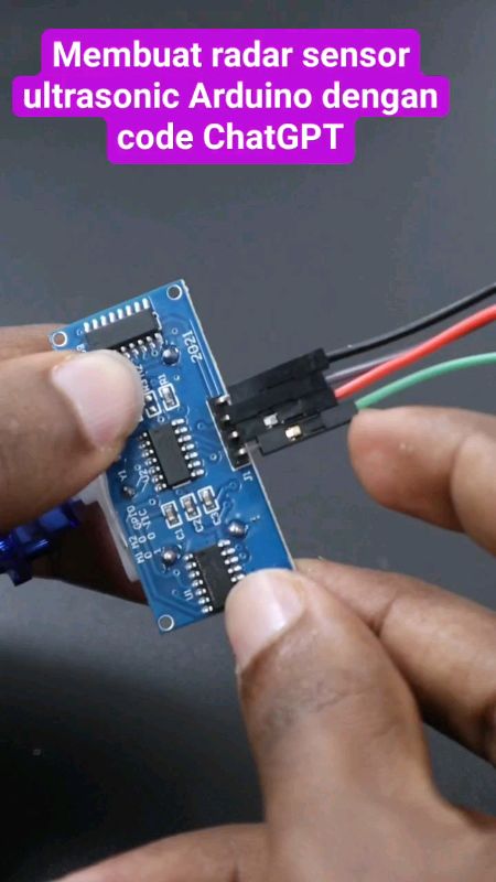 Membuat Radar dengan sensor ultrasonic Arduino #arduinoproject #arduinoprogramming