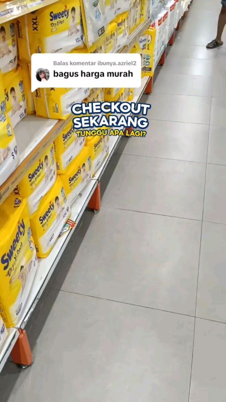 tebus murah popok sweety harga anjlok #sweetypants  #SpillRacunShopee  #Cashback50Persen  #BadaiTapiBudget
