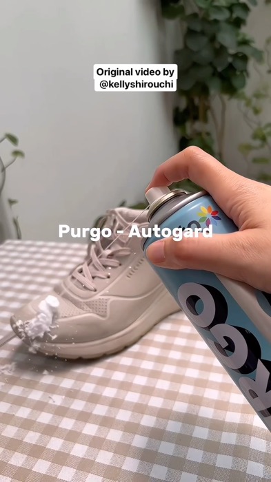 Cobain Purgo buat bersihin sepatu, tas, sofa, karpet, interior mobil @autogard #purgo #pembersihsepatu #pembersihsofa #pembersihkarpet