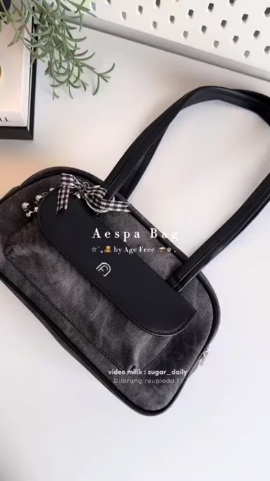 Aespa shoulder bag 🍂 #agefree #agefreebag #agefreetas #taswanita #shoulderbag #RacunShopee #ViralDiShopeeVideo