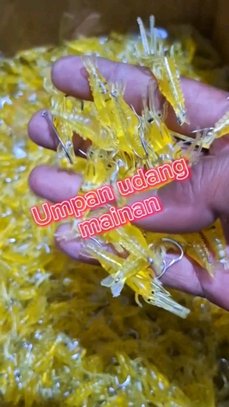 umoan udang mainan panjang 4cm #umpanpancing #umpanudangtiruan #mancing #shopeevideo #ShopeeCOD #SpillRacunShopee