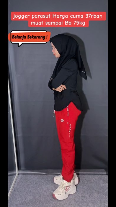 #celanatrainingjoggerparasut #celanajoggerparasut #celanatrainingparasutcewek #celanapanjangparasut #joggerolahragawanita