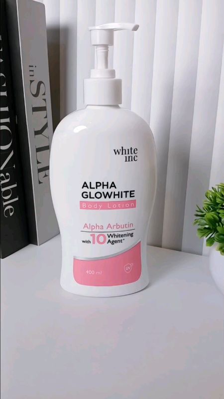 ALPA GLOWHITE BODY LOTION #whiteinc #whiteinc_id #whiteincahabodylotion #WhiteIncAhaBodySerum #alpaglowhite #bodylotion #bodylotionwhitening