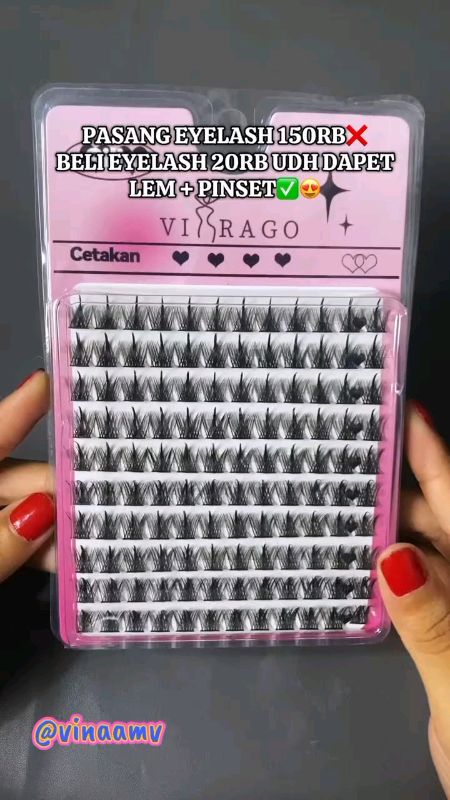 EYELASH 20RB UDH DAPET LEM PINSET #eyelash #eyelashextensions #eyelashes #fyp