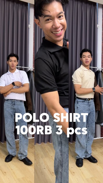100rb dapat 3 pcs Polo Shirt 😱 Ayo Buruan Co #poloshirt #poloshirtmurah #poloshirtmurahbanget