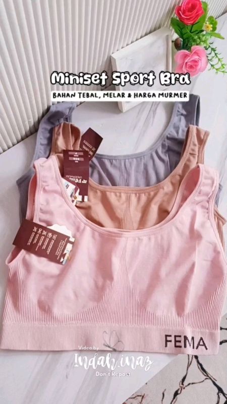 Miniset Sport Bra Adem Nyaman Dipakai👌#sportbra #sportbramurah #miniset #minisetremaja#minisetmurah#RacunShopee#ShopeeLook#SpillRacunShopee#CODinApa