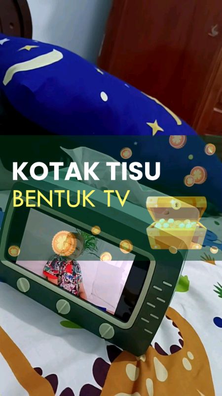 Kotak Tisu Bentuk TV.. Unik dan Estetik..