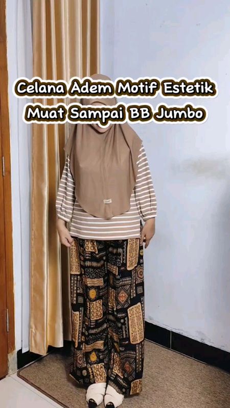 cocok yang suka nyaman #celanapanjangrayon #celanapanjangrayonwanita #celanarayon #celanarayonmotif #RacunShopee #ShopeeFashionHaul #SpillRacunShopee
