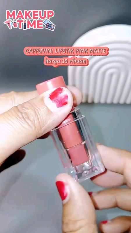 NEW! CAPPUVINI PINK MATTE Lipstick 6 Warna Nude Pink Mosturizing Lipstick Korea Korean Lipstick#Diskon50Persen #ShopeeFashionHaul #spilracunshoopee