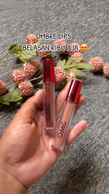 ombre lips omg yang VIRAL ada di keranjang kuning#bantu #affiliateshopee #bismillahfyp #berandafyp #shopeevideo #omglipcream #OMGombrelips