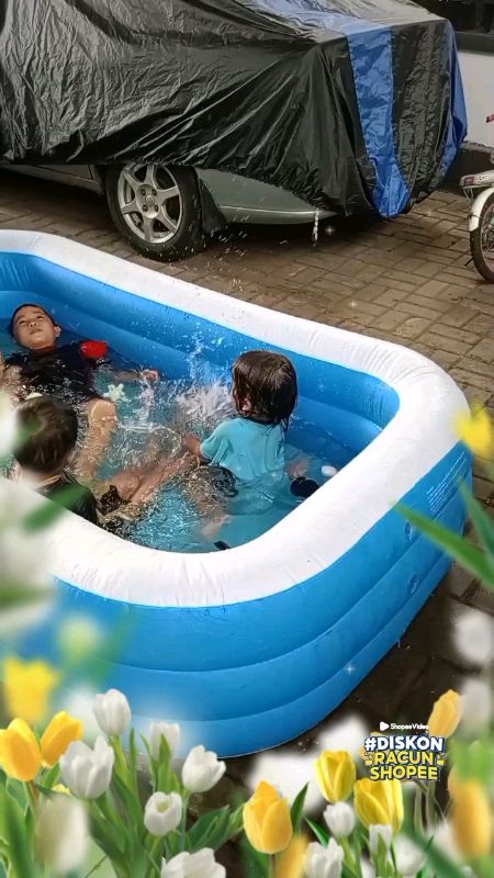 Kolam Renang Anak #kolamrenanganakanak #kolamrenangpompaanak #kolamrenangpremium #kolamrenanganakjumbo3meter #RacunShopee #PromoNonStop #CODinApa