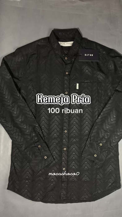 Bagus banget look mewah #kemejapria #kemejaembos #kemeja #kemejapriapremium #ramadanekstraseru #RamadanShopeeLOOK #SpillProdukRamadan #bajupria
