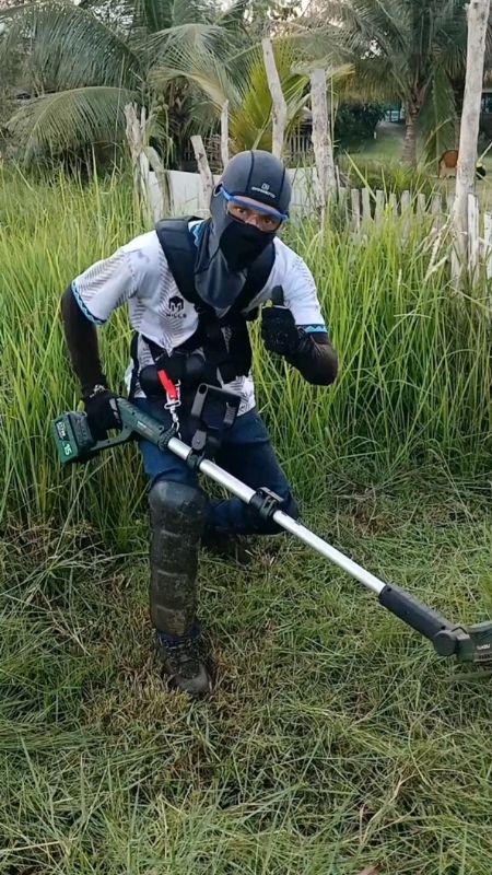 Mesin Rumput Elektrik #mesinrumputbatery #mesinrumput