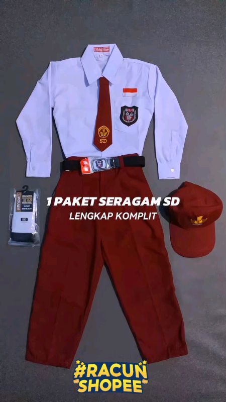 #seragamanaklaki2 #seragamsekolahsd #seragammerahputihsd #perlengkapansekolah #fuji #tahunajaranbaru2025 #GratisOngkirRP0