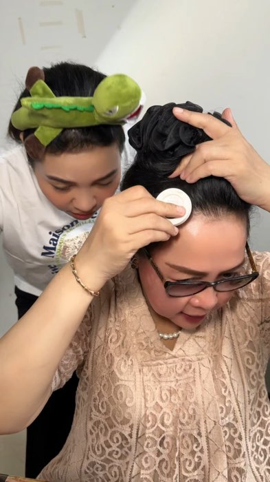 Ini rahasia mama guyss biar gak botak, mana muyah lagiii