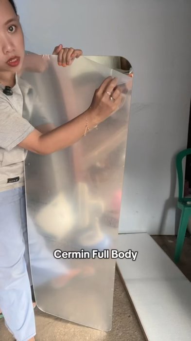 Cermin sticker ukuran full body #ShopeeCOD #RacunShopeeCheck #PromoNonStop #SpillRacunShopee #RacunShopee #ViralDiShopeeVideo #SpillBawaBerkah #cermin