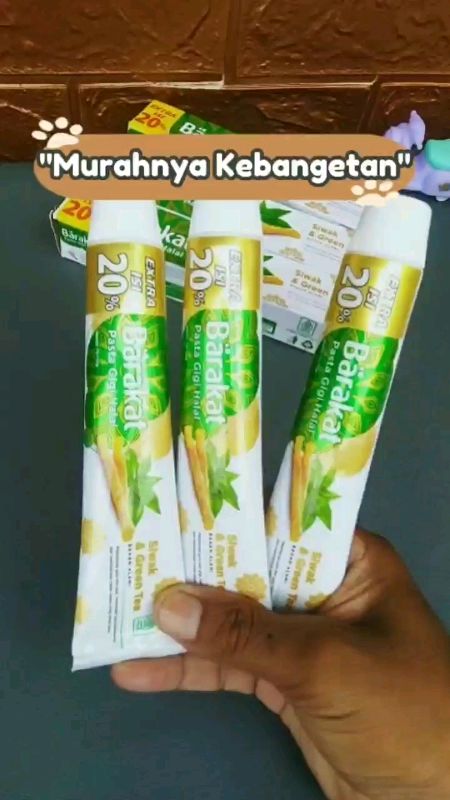 pasta gigi barakat siwak #pastagigi #barakatpastagigi #ViralDiShopeeVideo #RacunShopee #Diskon40RB #ShopeeCOD #Diskon50Persen #CODinApa #CODin