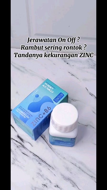 Tomo Kenko Vitamin ZINC dan B6 #zincB6 #vitamin #tomokenko #RacunShopee #shopeevideo #ShopeeHaul #fyp