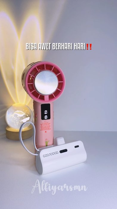 Combo banget si #goojodoq #goojodoqcoolingfan #goojodoqpowerbank #goojodoqhighspeedfan