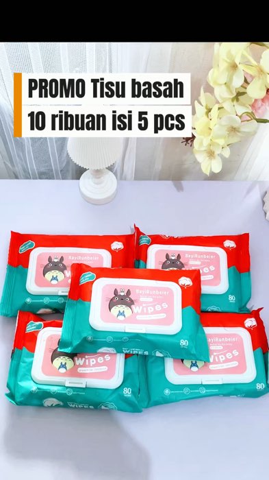 Murah banget,mumpung promo cek out sekarang yuk #tisubasah #promotisubasah #tisumurah #RacunShopee #GakNyeselBeliIni #ShopeeCOD #reviewjujur