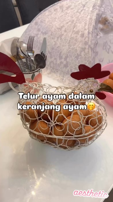 Gemass tapi tetap terlihat aesthetic 🥰✨ #keranjangtelur #keranjangayam #keranjangtelurbentukayam #murahaesthetic #GratisOngkirRP0 #trending #fypシ