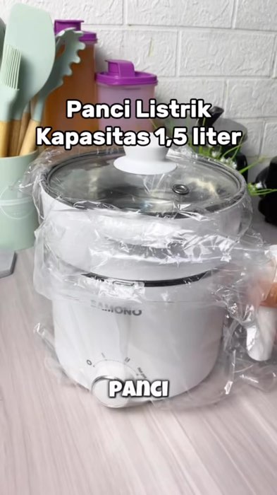 Panci listrik kapasitas 1,5 liter nih gais #viraldishopee #SpillBawaBerkah #CODinApa #pancilistrikserbaguna #pancilistrik #belanjadishopee #belisemua