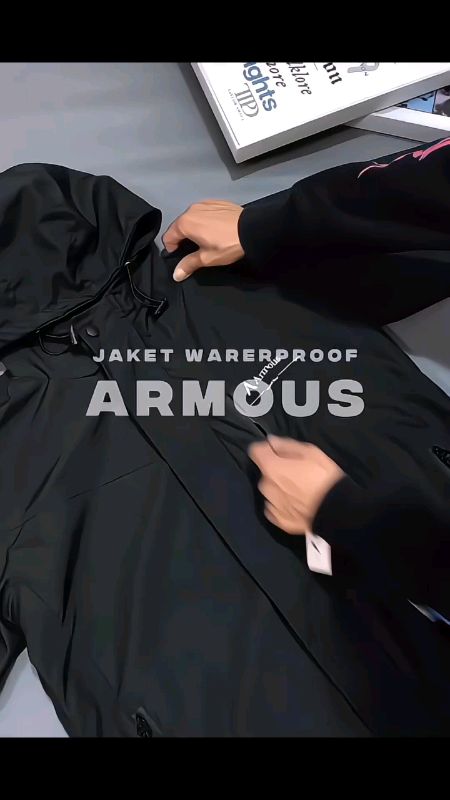 rekomendasi jaket pria waterproof parasut#fyp#jaket#waterproof